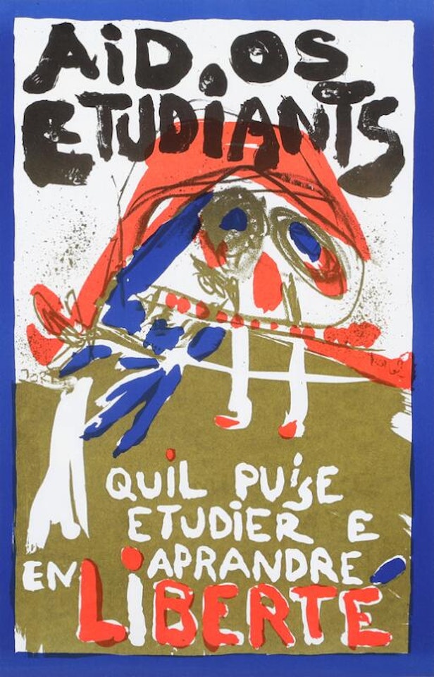 “Aid os etudiants” og “Pas de puisance...” by Asger Jorn