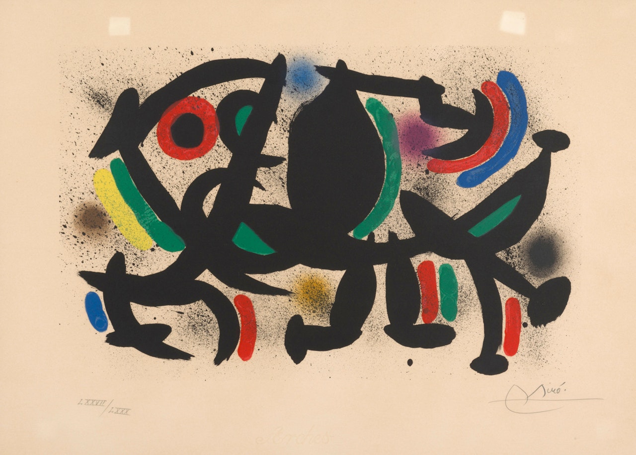 Composition VIII by Joan Miró