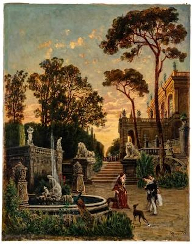 In the Park by Theodor von Hörmann