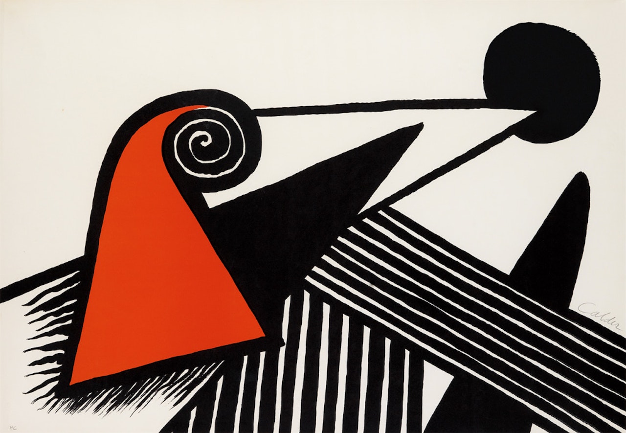 Phrygien Et Barre De Fer by Alexander Calder