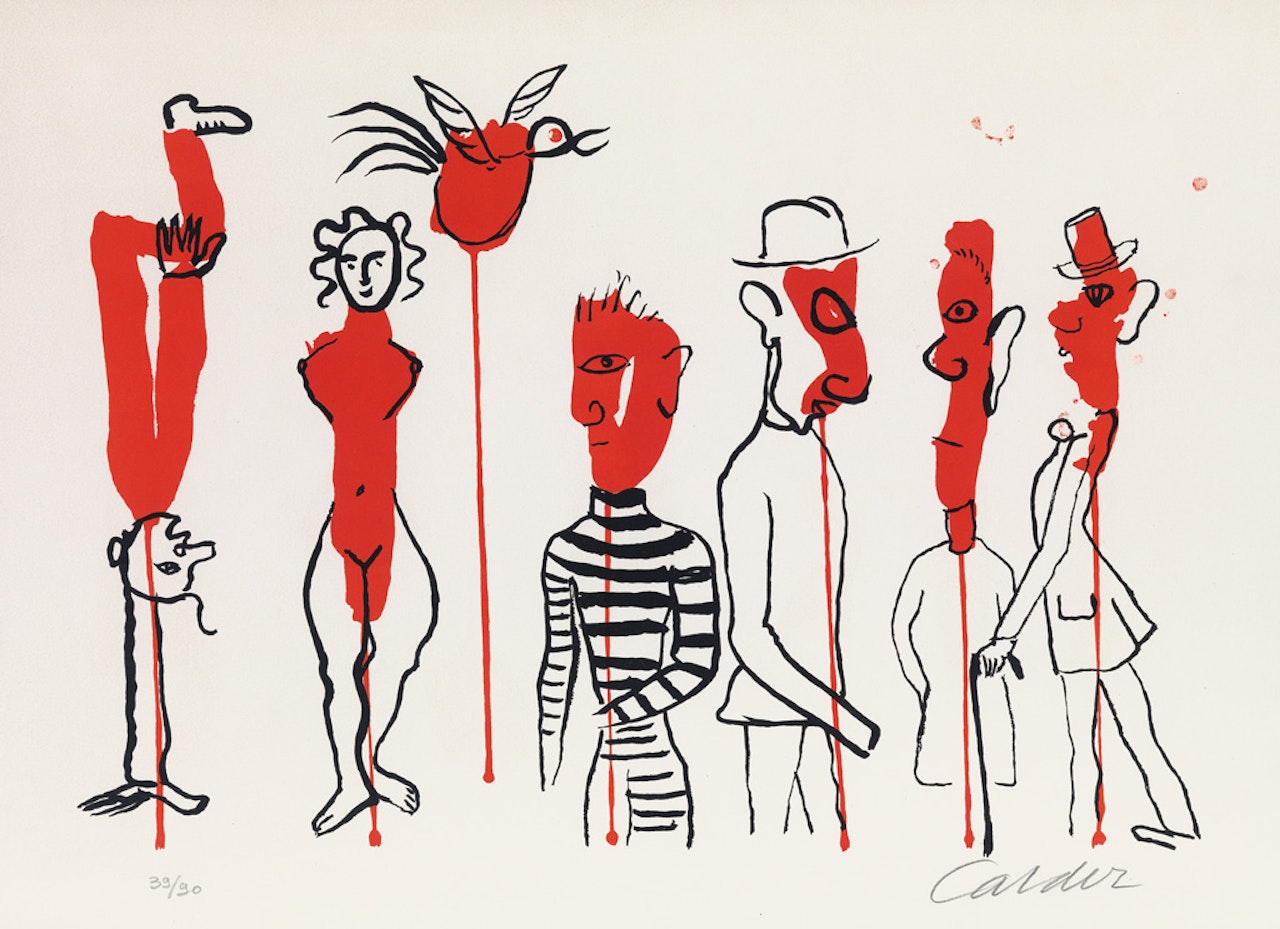 Criminel Au Milieu by Alexander Calder