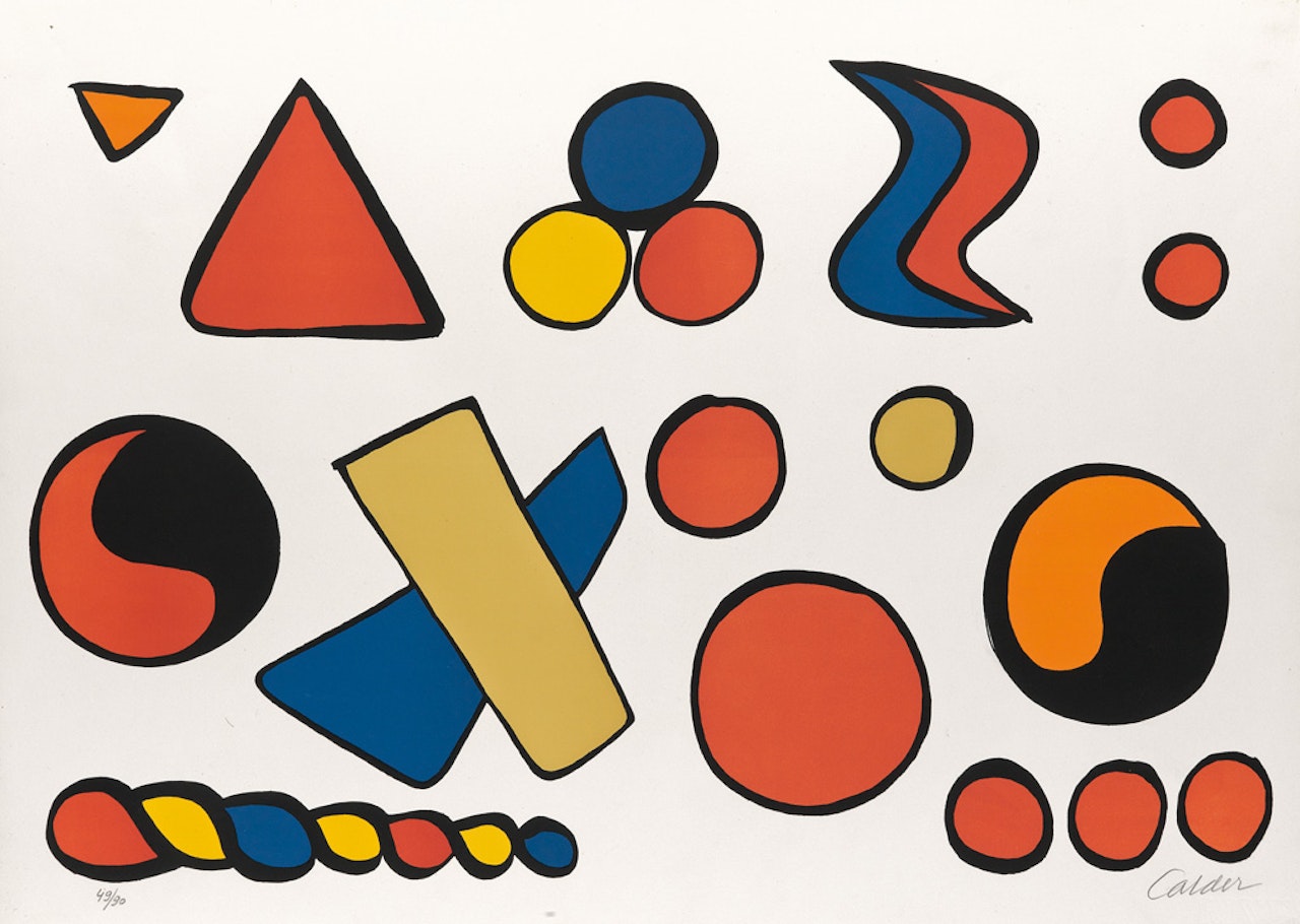 Alphabet Et Saucisson by Alexander Calder