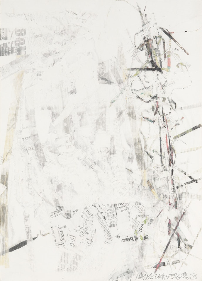 Noname (elephant) by Robert Rauschenberg