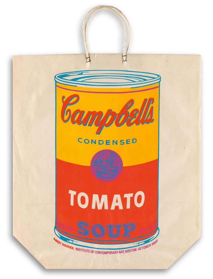 Campbell's Soup Can On A Shopping Bag by Andy Warhol