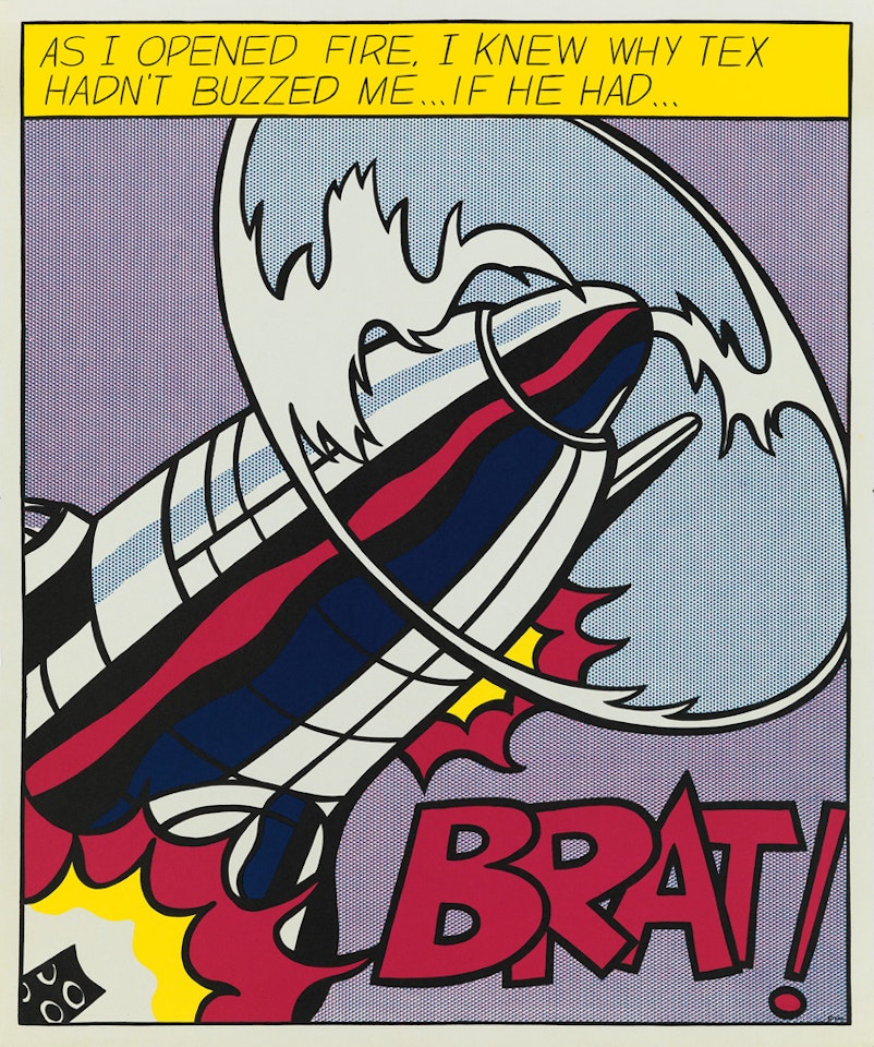 As I Opened Fire Poster by Roy Lichtenstein