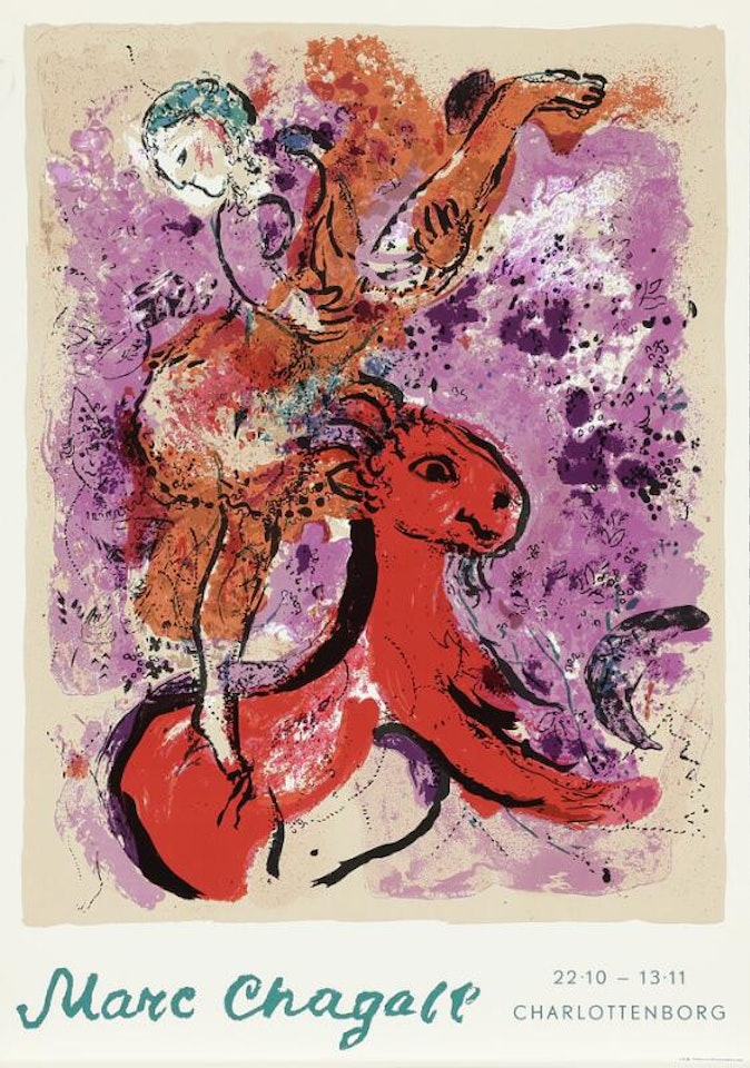Exhibition poster by Marc Chagall