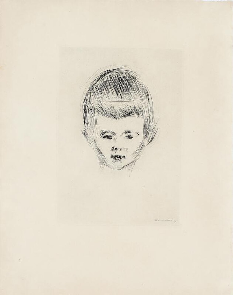 Portrait of Andreas Schwarz by Edvard Munch