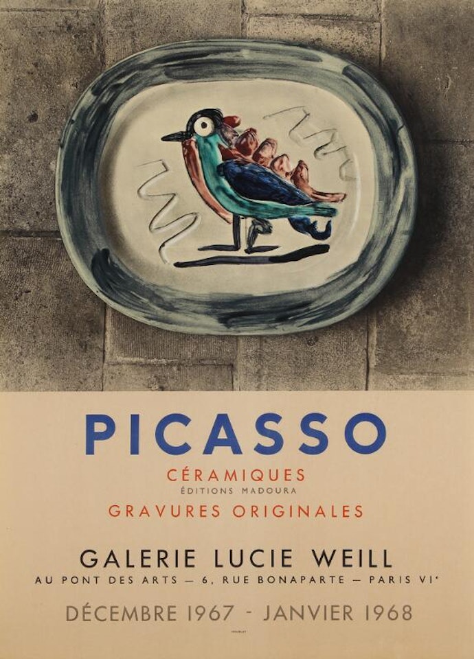 “Ceramiques - Galerie Lucie Weill” by Pablo Picasso