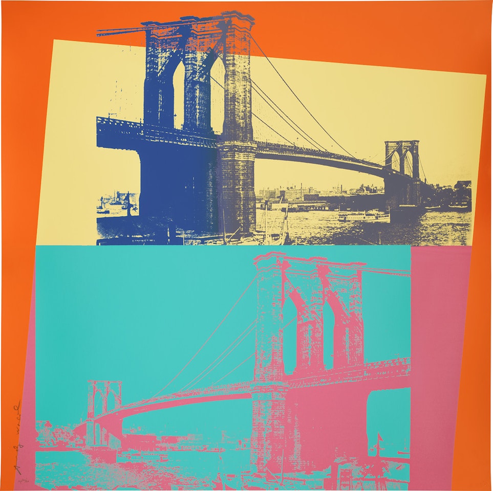 Brooklyn Bridge (F. & S. 290) by Andy Warhol