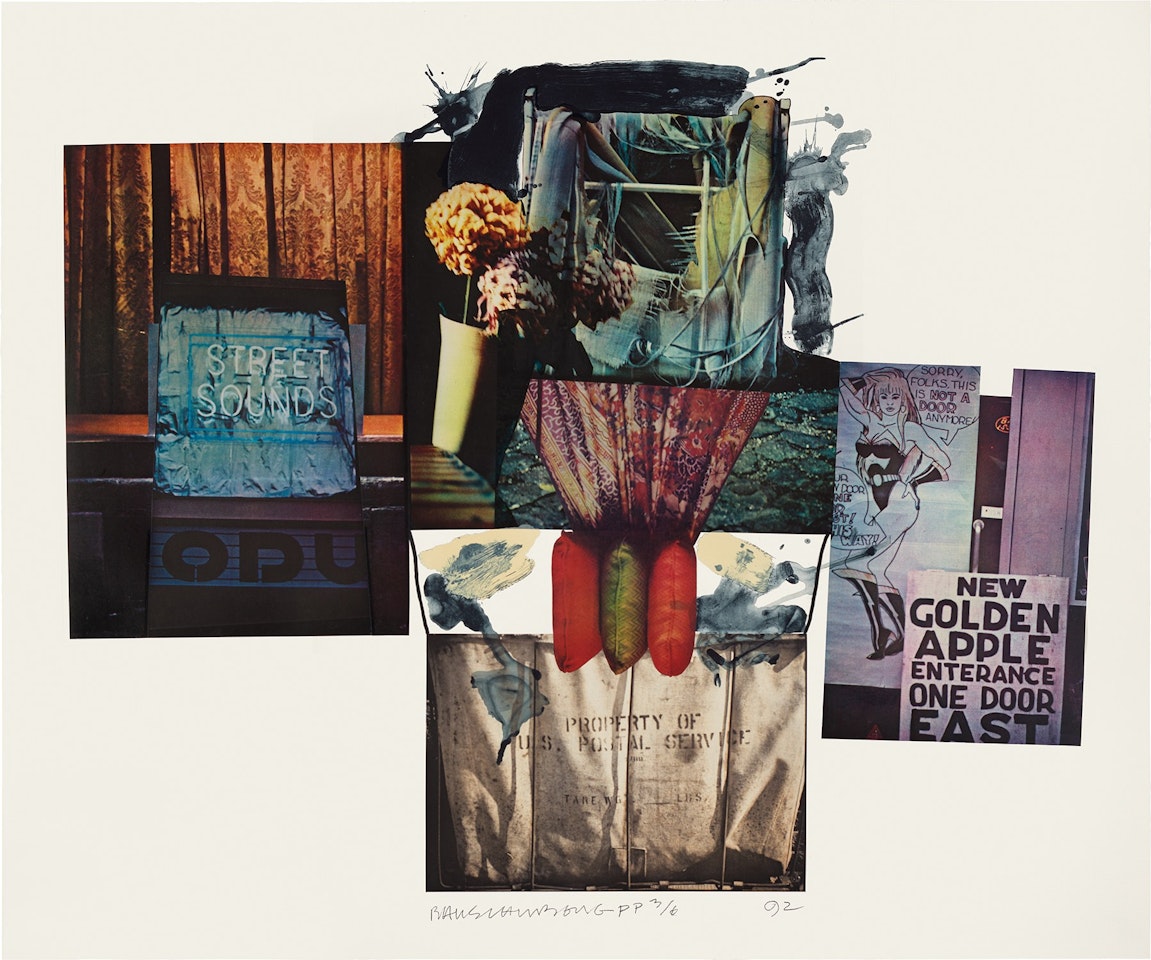 Street Sounds by Robert Rauschenberg