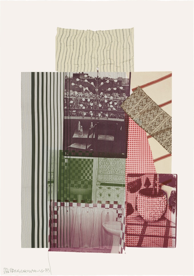 Pre-Morocco, from Eight by Eight to Celebrate the Temporary Contemporary by Robert Rauschenberg