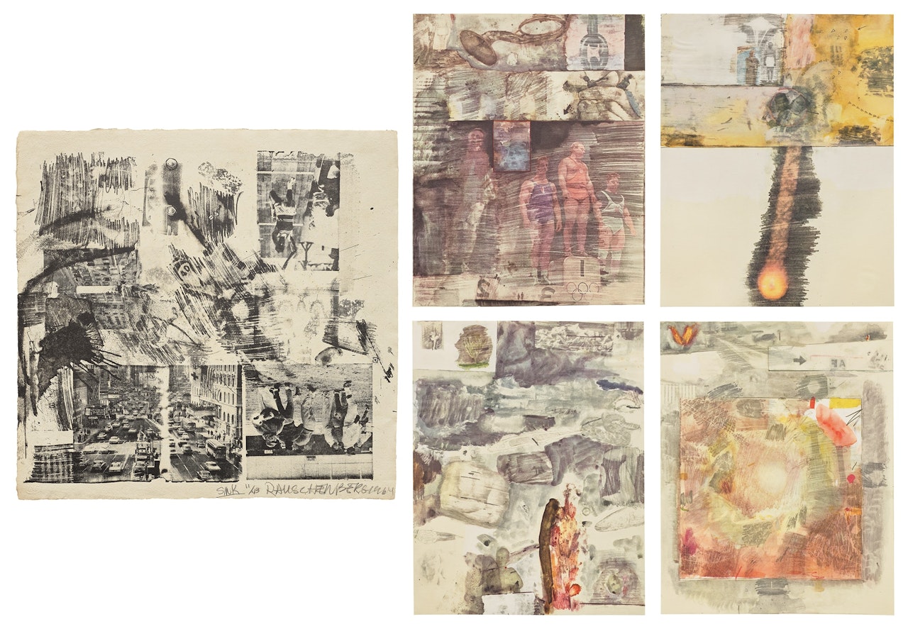 XXXIV Drawings for Dante"s Inferno (F. 17, S. 13) by Robert Rauschenberg