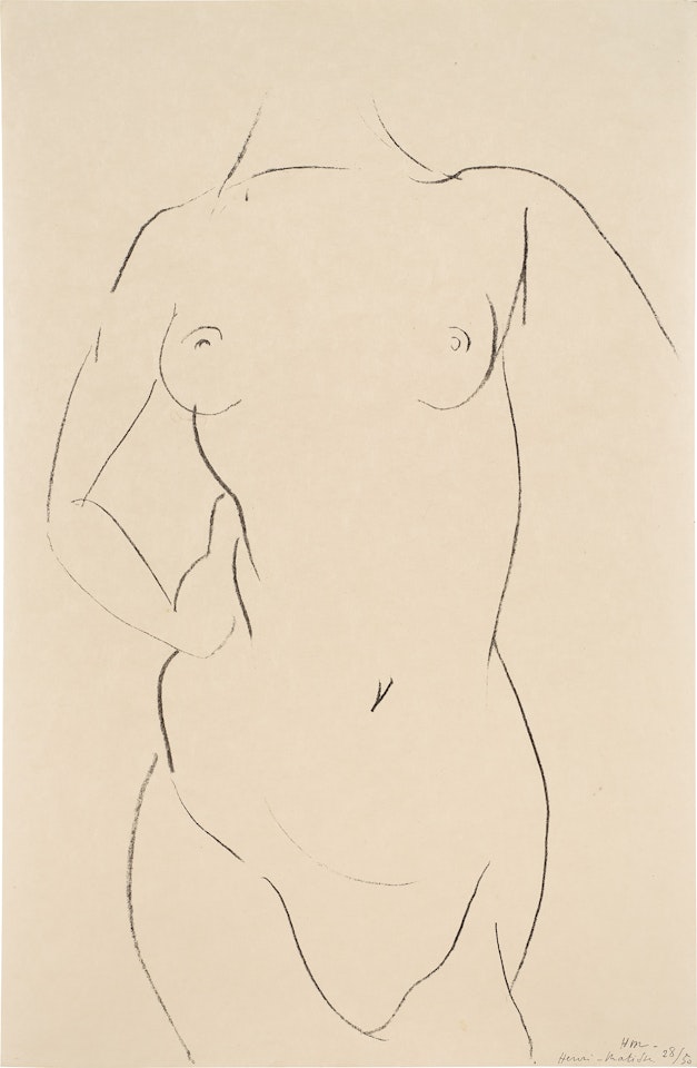 Torse de face (Torso from the Front) (D. 407) by Henri Matisse