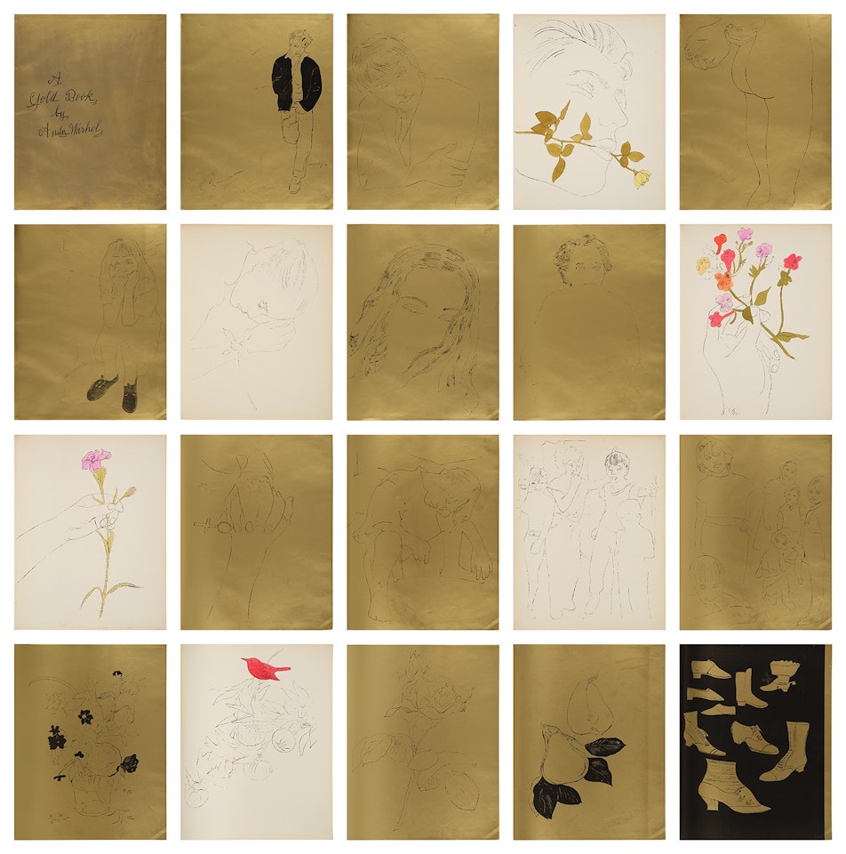 A Gold Book (F. & S. IV.106-124) by Andy Warhol