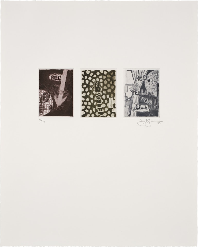 Untitled (U.L.A.E. 217) by Jasper Johns