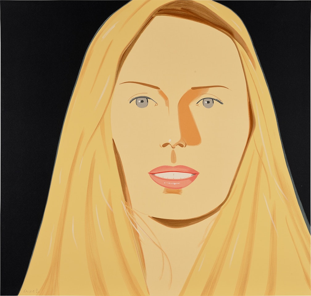 Sarah, from Three Portraits Silkscreen Suite (S. 501) by Alex Katz