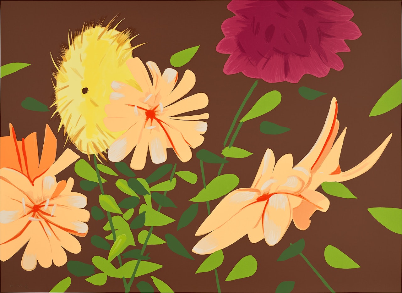Late Summer Flowers (S. 519) by Alex Katz
