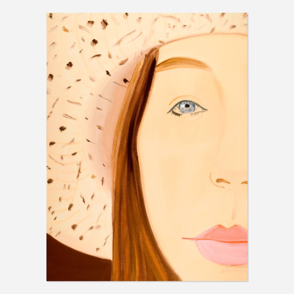 Straw Hat II by Alex Katz