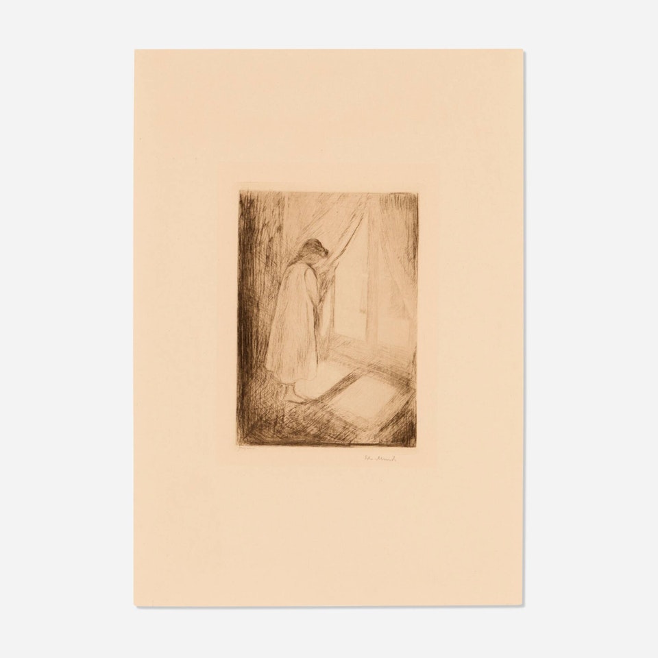 Girl at Window by Edvard Munch