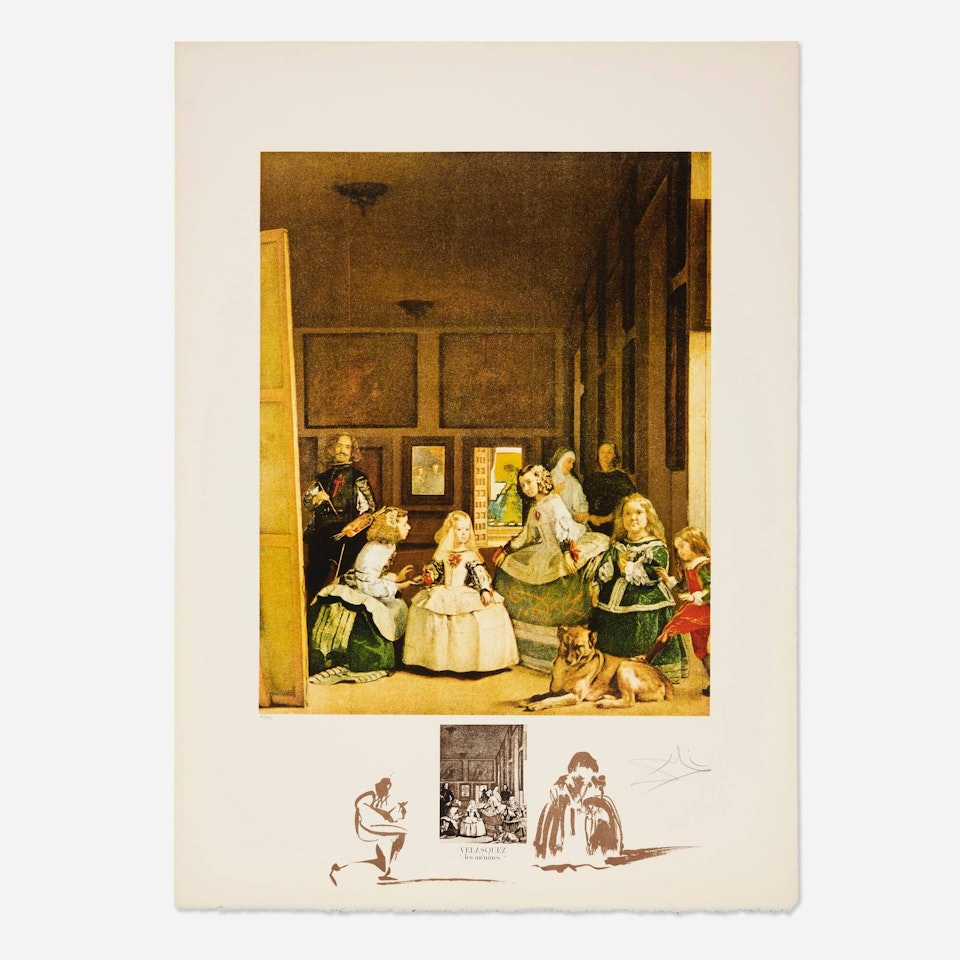 Velasquez - Les ménines (from the Changes in Great Masterpieces portfolio) by Salvador Dali