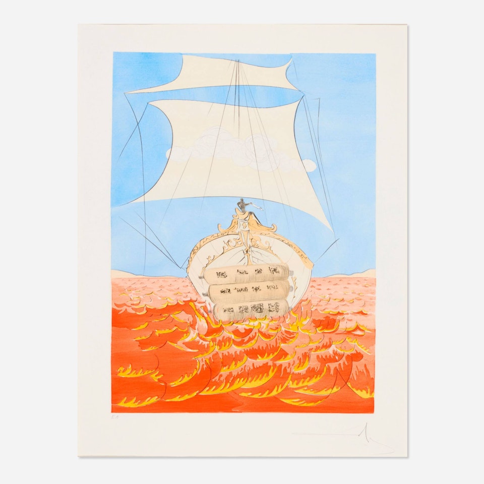 Levi (from the Twelve Tribes of Israel portfolio) by Salvador Dali