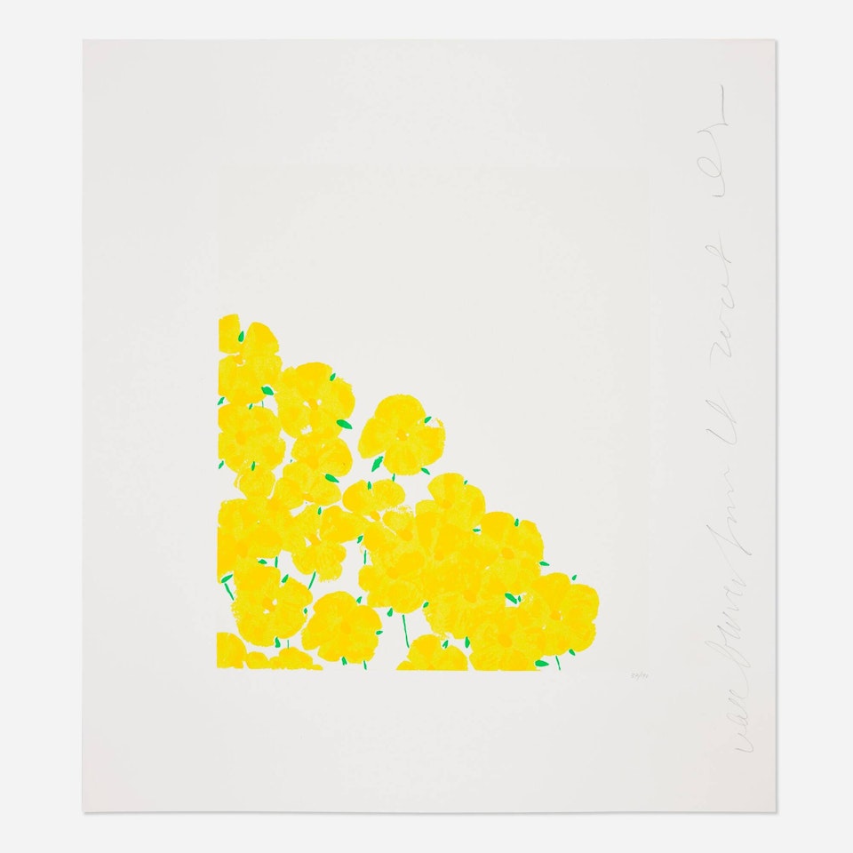 Wallflower 7 (from the Wallflowers series) by Donald Sultan