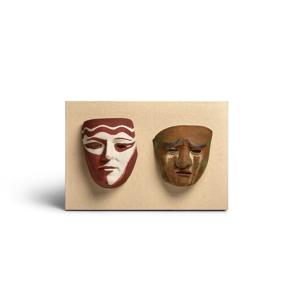 Painted Masks by Man Ray