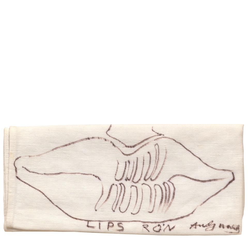 Lips R O"N by Andy Warhol