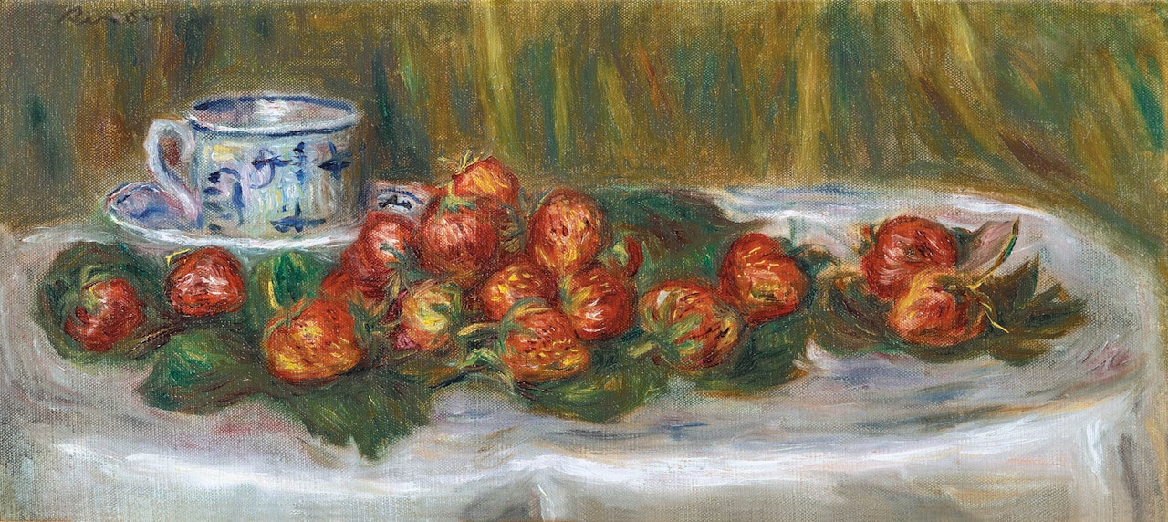 Still Life with Strawberries by Pierre-Auguste Renoir