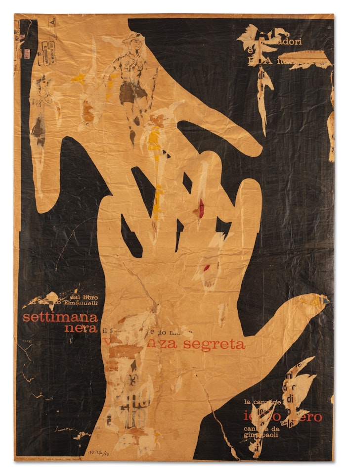 Violenza segreta by Mimmo Rotella