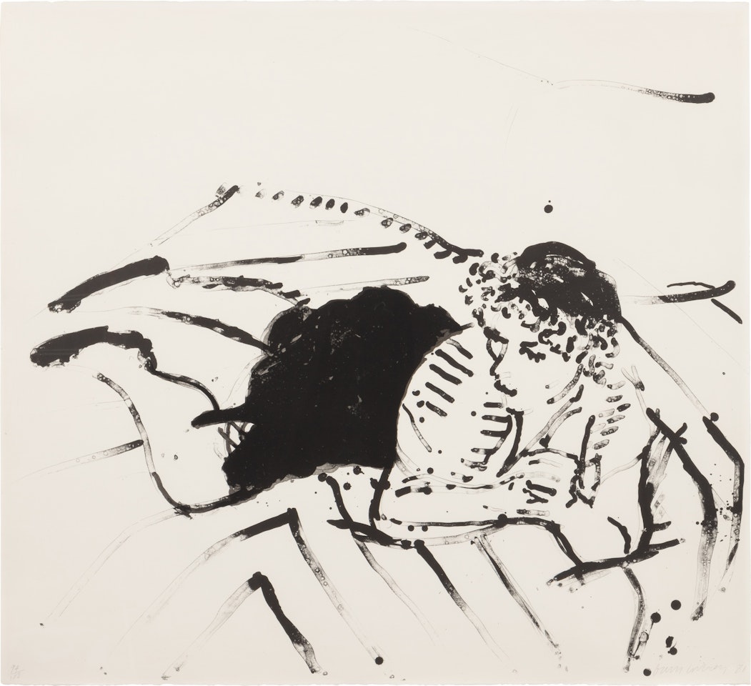 Big Celia Print #1 by David Hockney