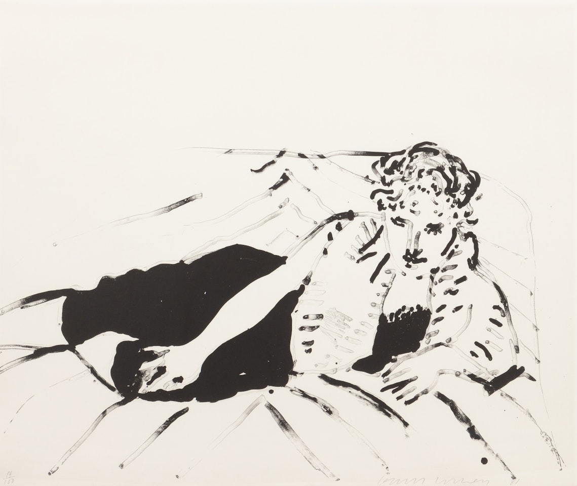 Big Celia Print #2 by David Hockney