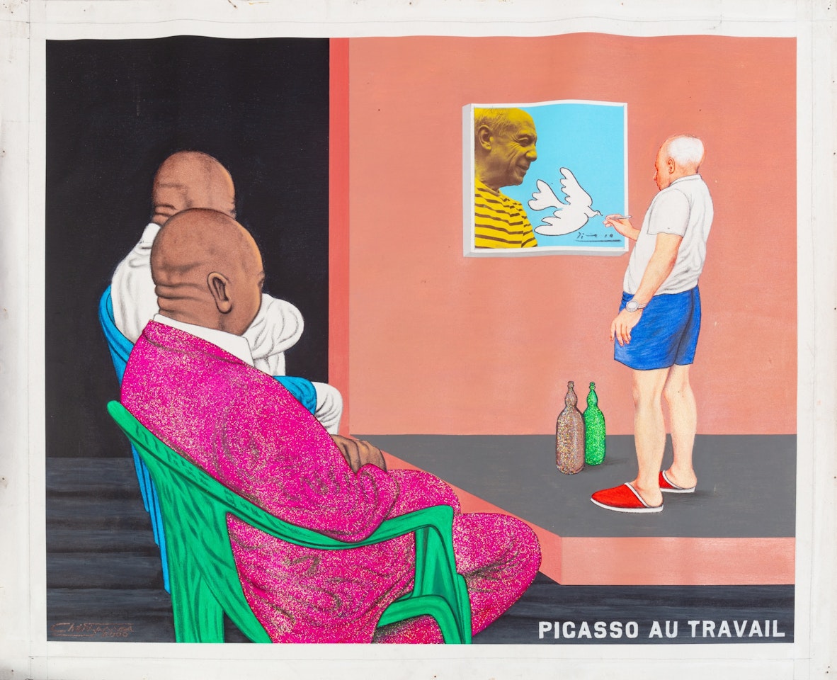 Picasso au travail by Chéri Samba