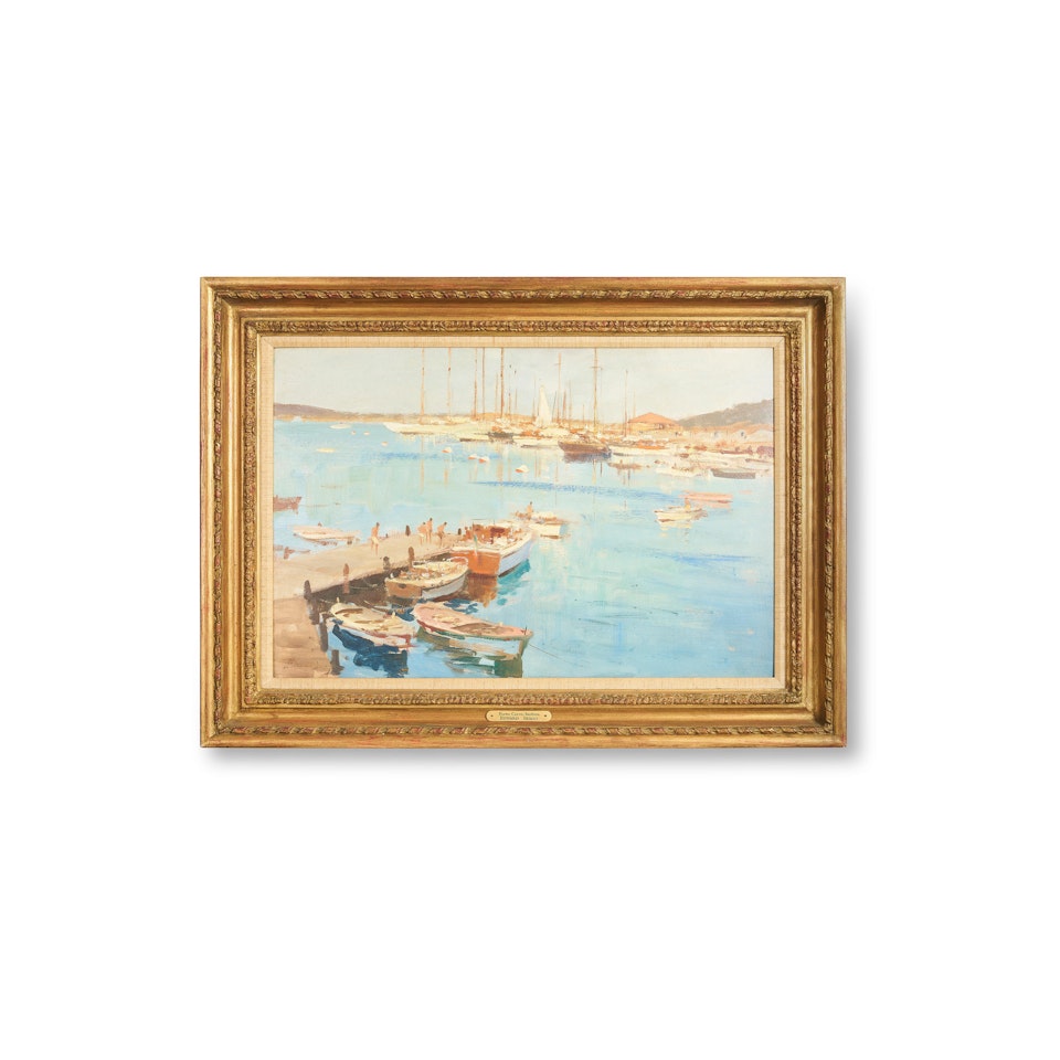 The Quay, Porto Cervo, Sardinia by Edward Seago