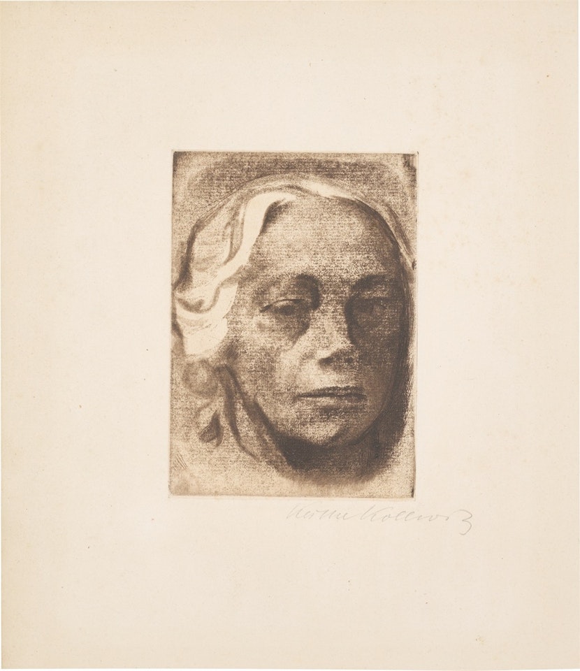 ”Selbstbildnis” by Kathe Kollwitz