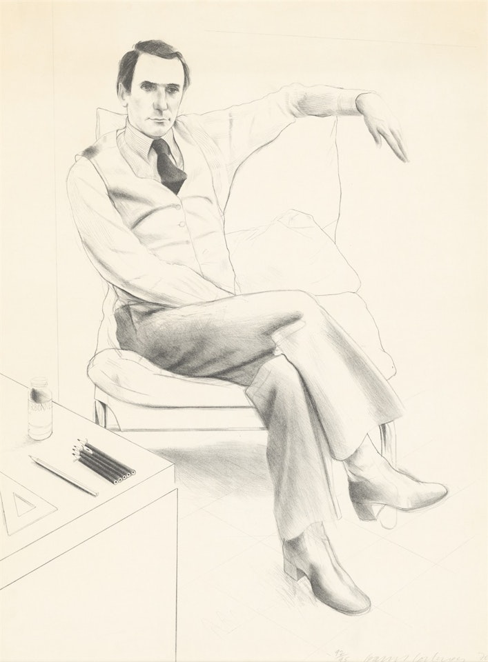 ”Nicholas Wilder” by David Hockney