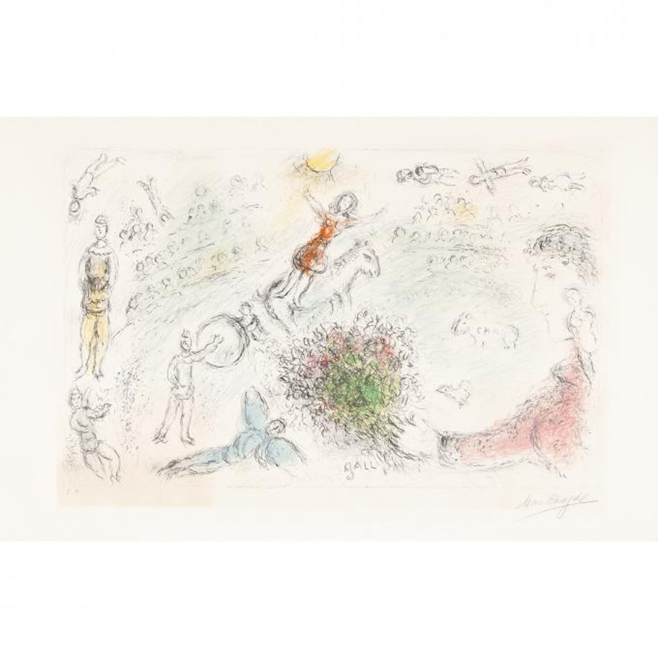 L"ÂME DU CIRQUE (SPIRIT OF THE CIRCUS) by Marc Chagall