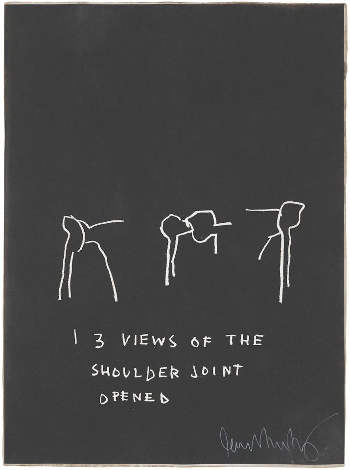 Untitled (3 Views of the Shoulder Joint Opened), from Anatomy; Untitled (3 Views of the Shoulder Joint Opened), from Anatomy by Jean-Michel Basquiat