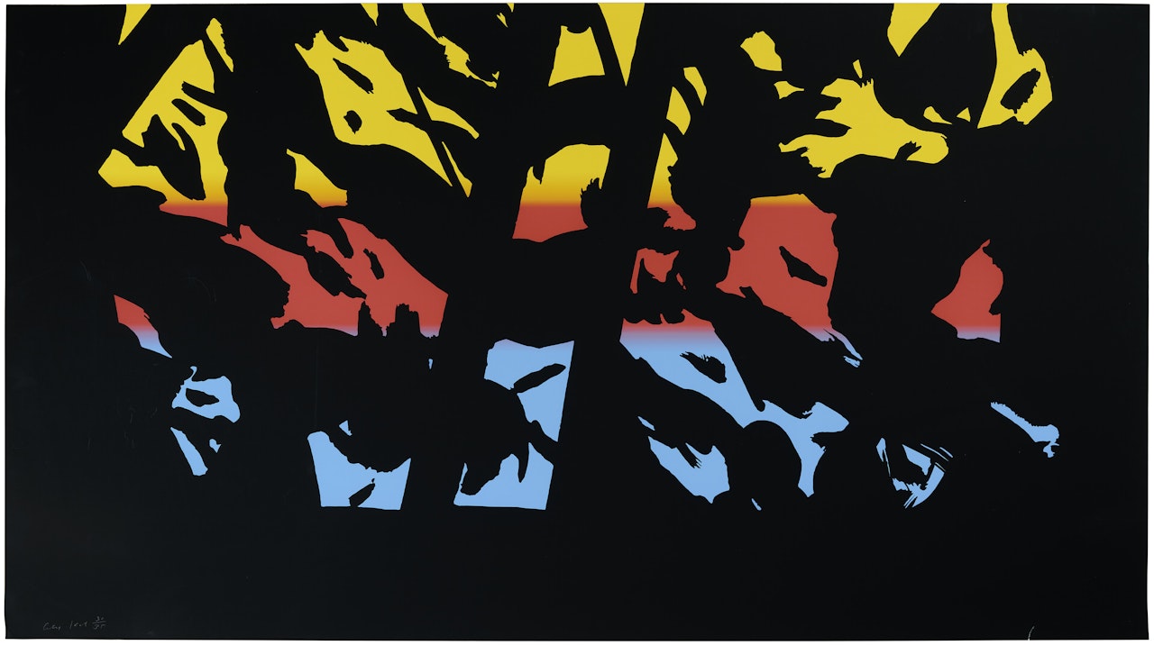 Sunset 3, from Sunrise Sunset Portfolio; Sunset 3, from Sunrise Sunset Portfolio by Alex Katz