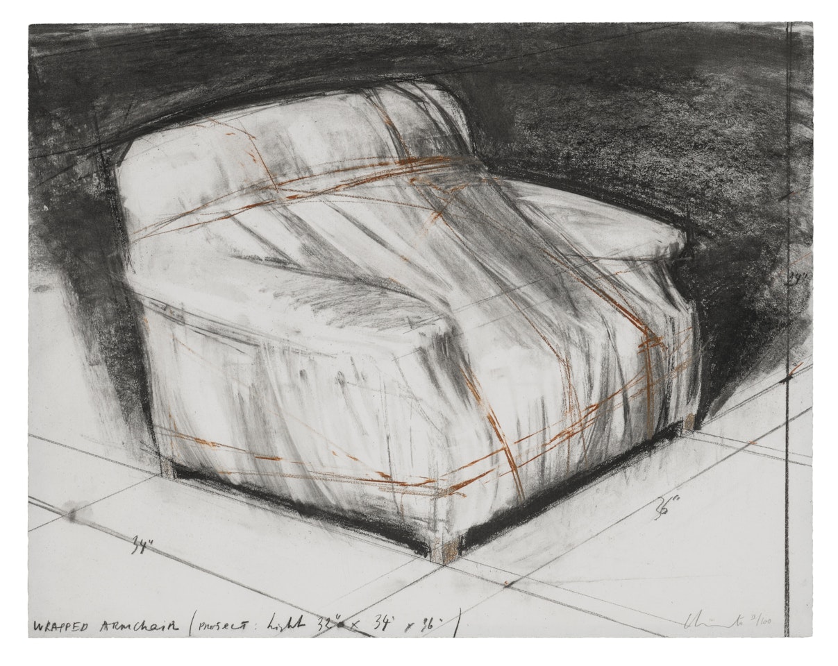 Wrapped Armchair, Project by Christo
