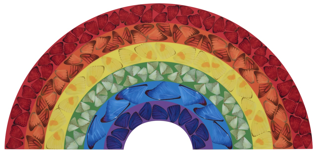 Butterfly Rainbow (Small) (H7-2), from Rainbow Editions by Damien Hirst