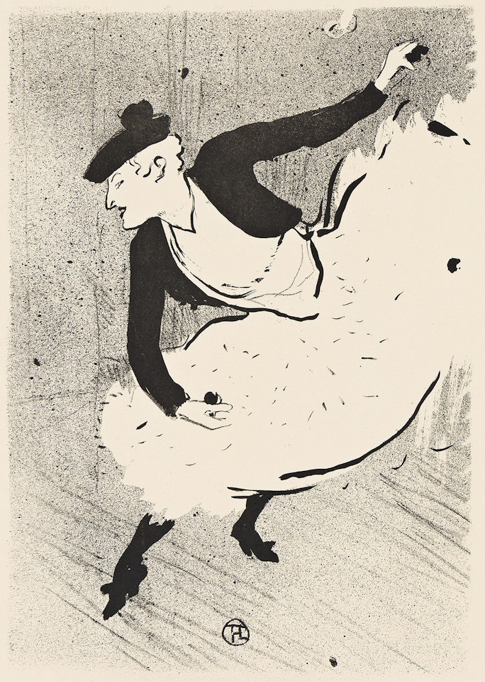 Edmée Lescot . by Henri de Toulouse-Lautrec