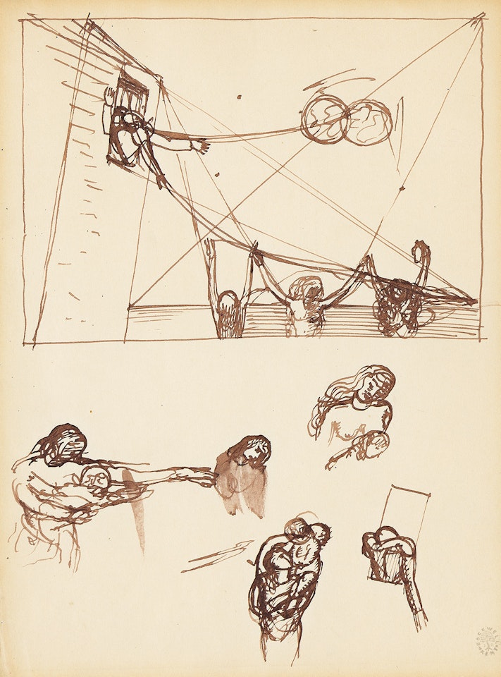 Newfoundland: Study for House of Dread . by Rockwell Kent