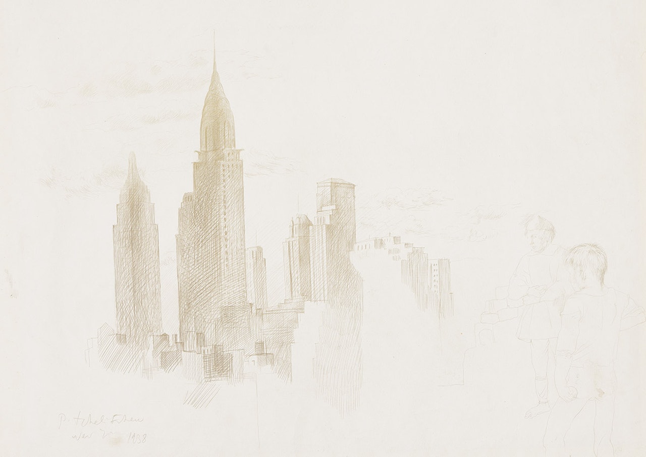 View of New York . by Pavel Tchelitchew