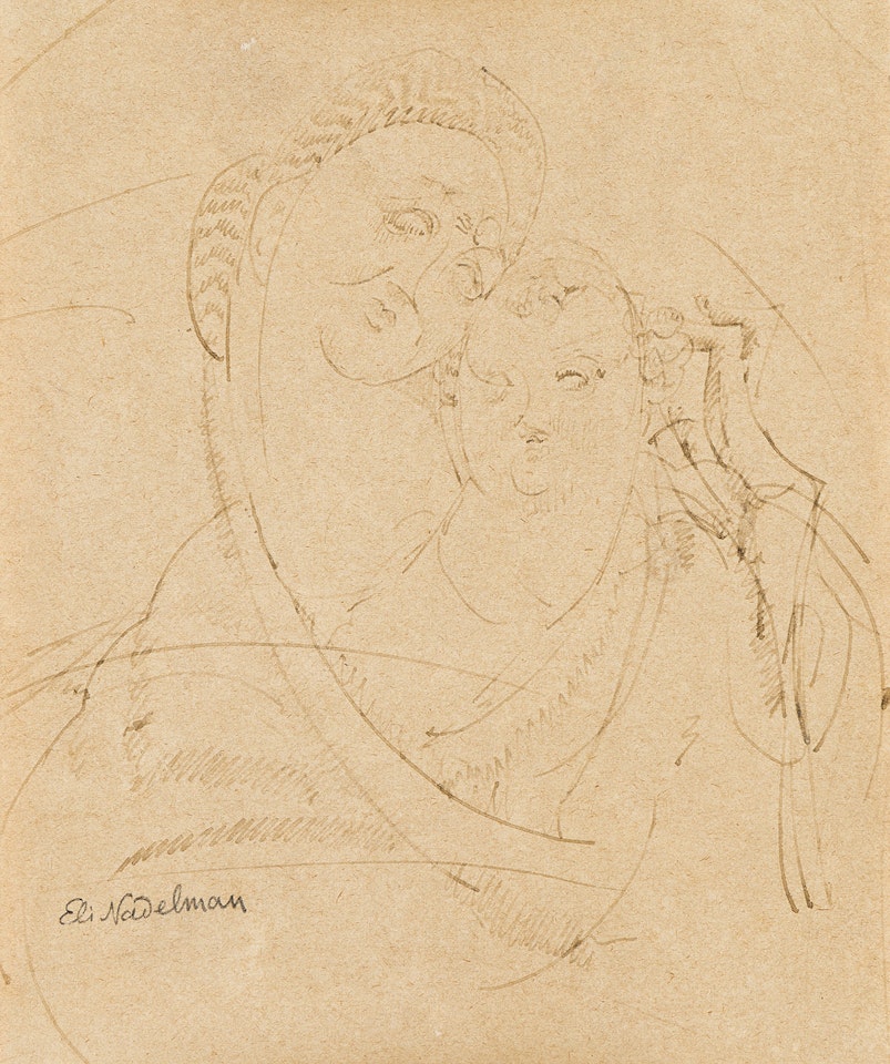 Mother and Child . by Elie Nadelman