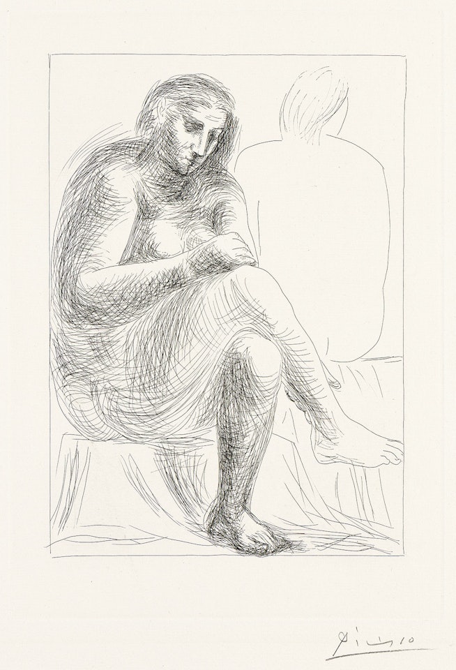 Au Bain . by Pablo Picasso