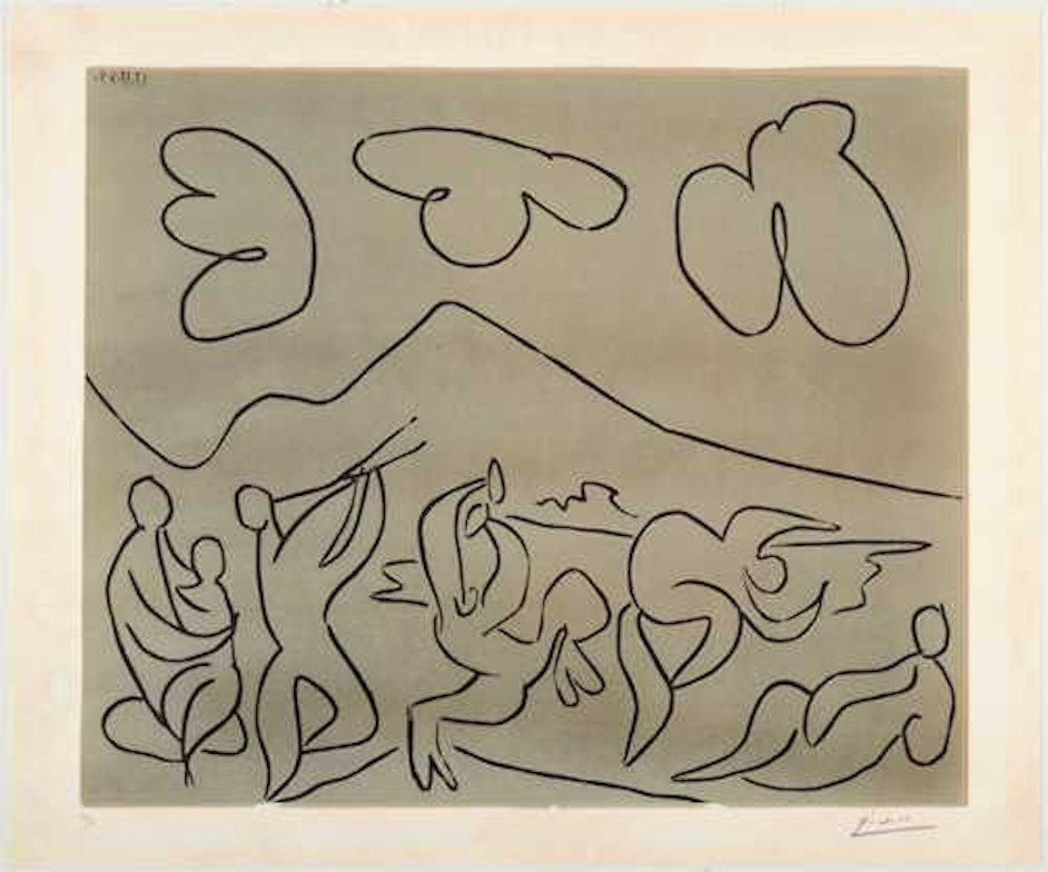 Bacchanale by Pablo Picasso