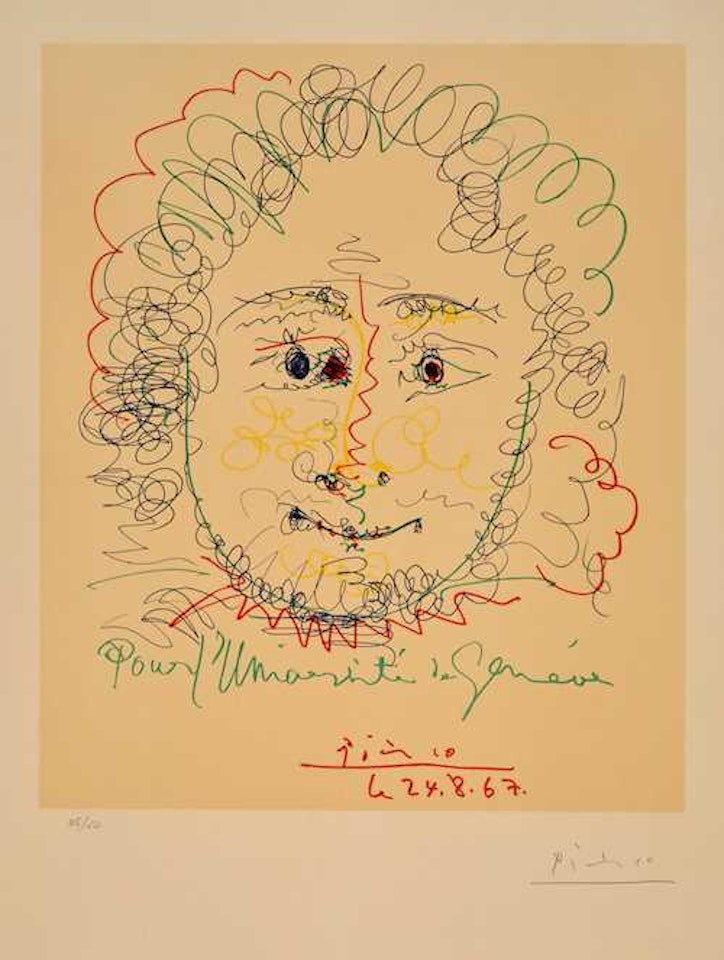 Affiche pour "L"Université de Genève" by Pablo Picasso