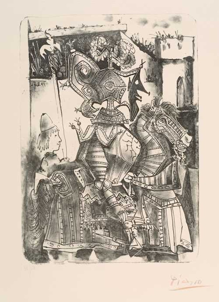 Le Chevalier et le Page by Pablo Picasso
