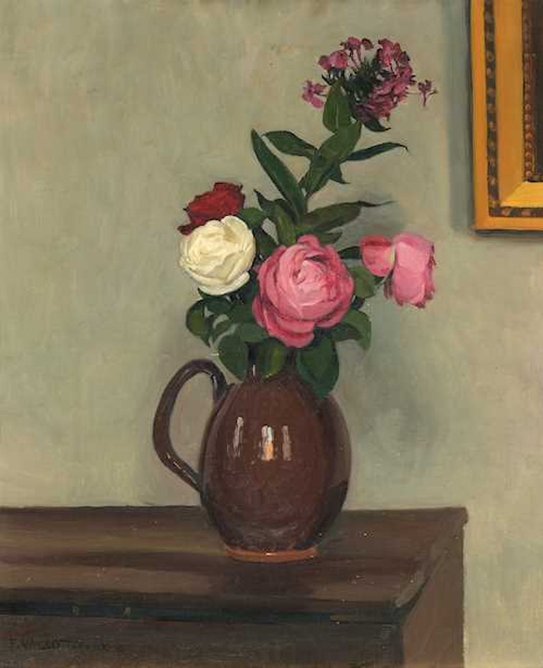 Roses et phlox by Félix Vallotton
